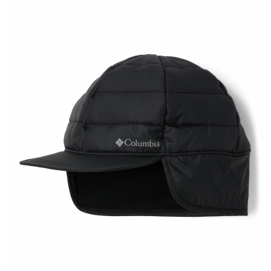 Czapka zimowa Columbia Winterbasecap Powder Lite z uszami czarna męska